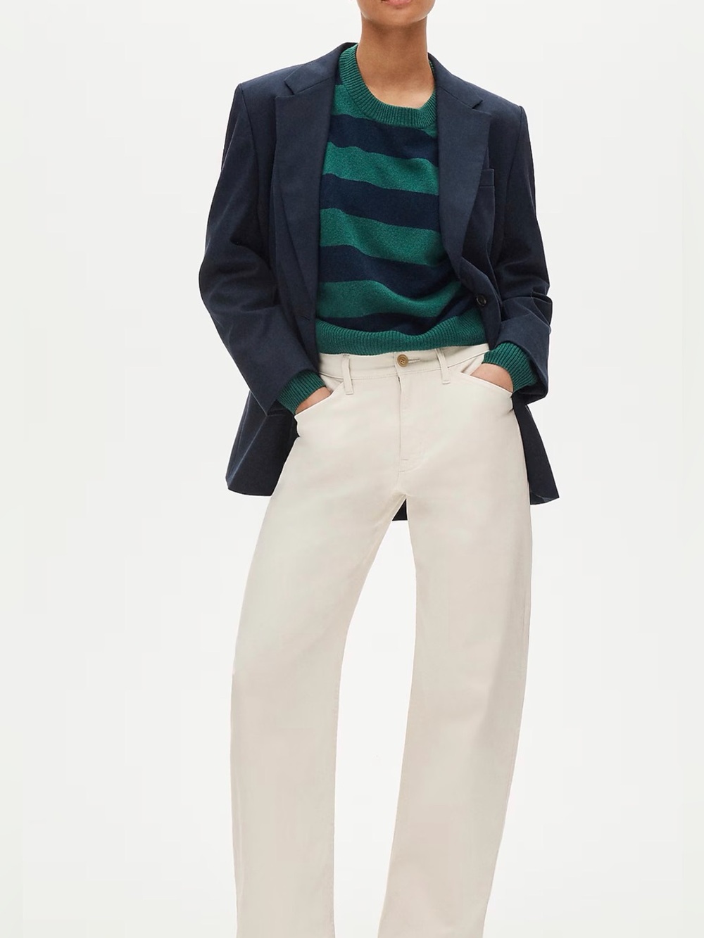 J CREW J CREW Zoe barrel pant in chino CS082